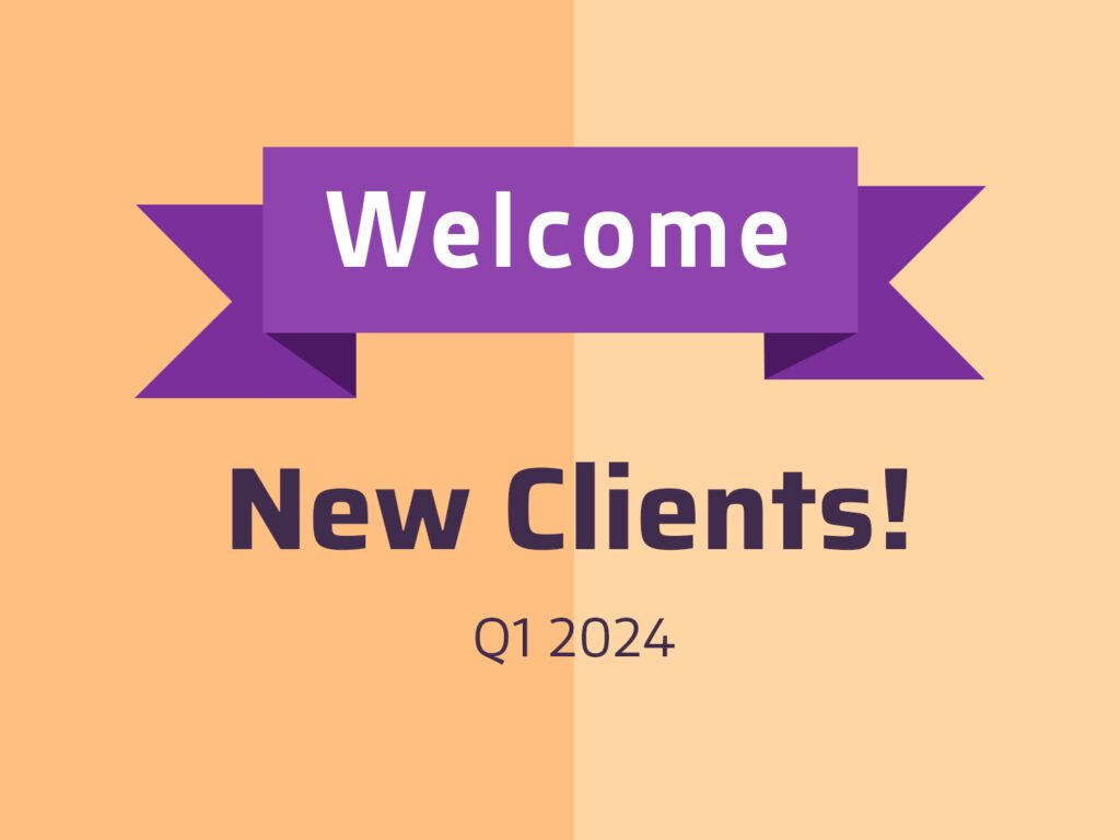 purple vector banner on orange background