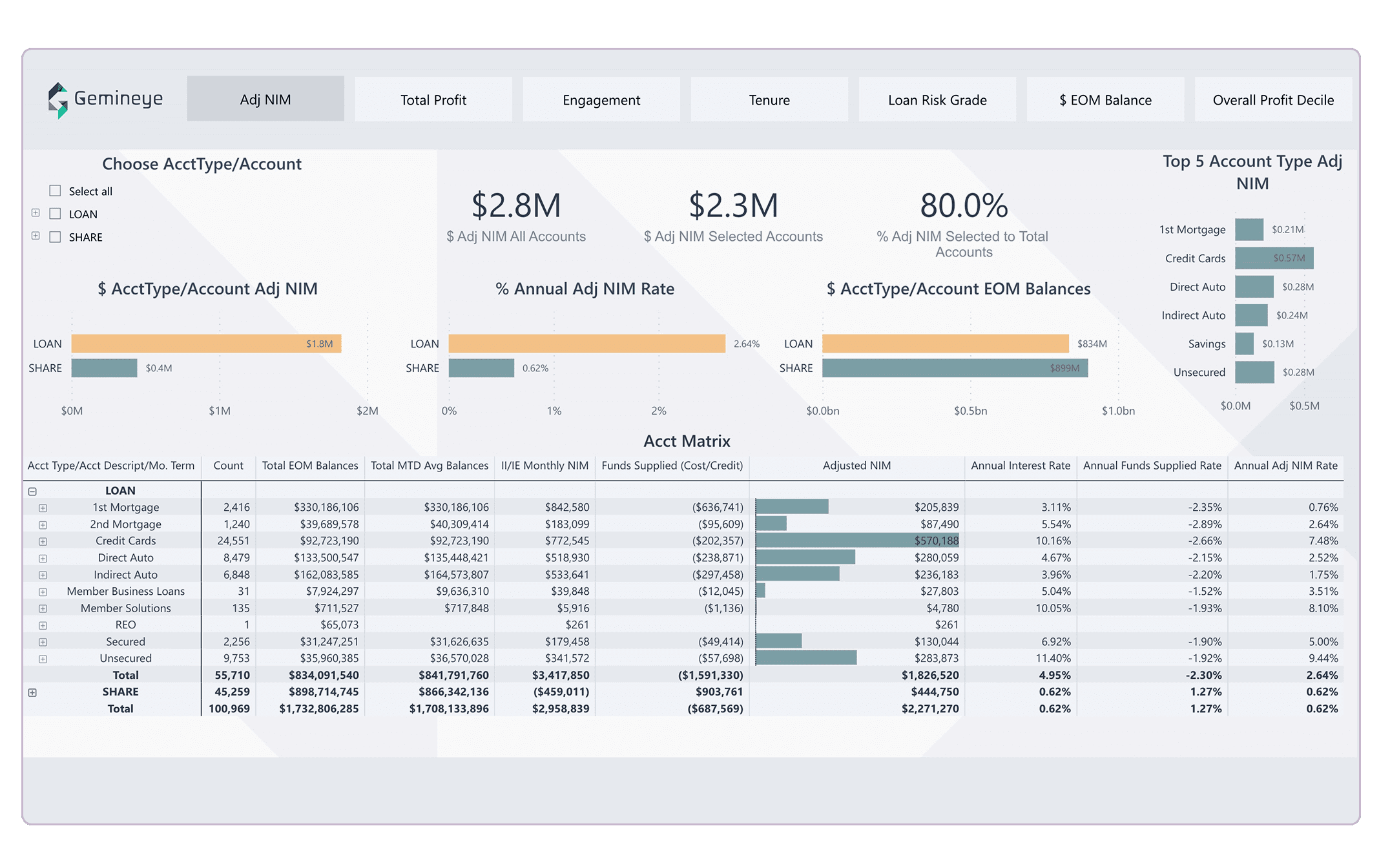 gemineye data lakehouse profitability