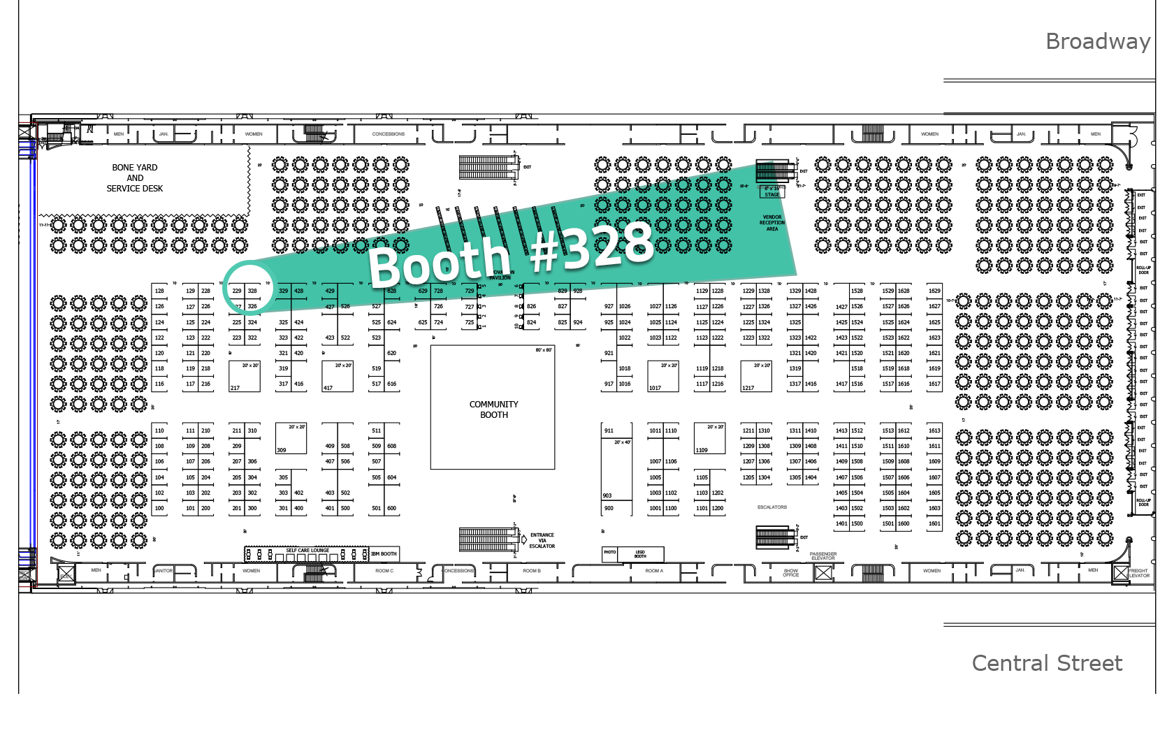 Gemineye Jack Henry Connect 2026 floor plan